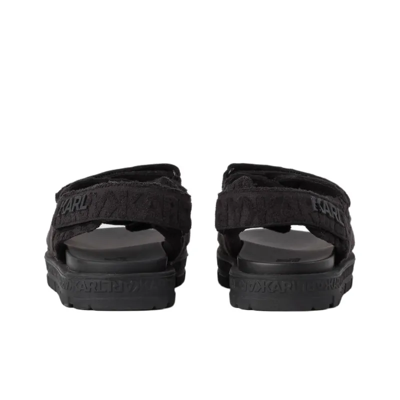 KARL LAGERFELD One Strap Sandals 6cm Women's Black-3