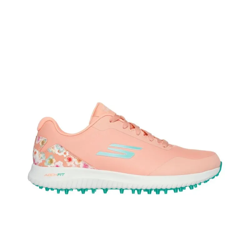 Skechers Go Golf Max 3 Anti-Slip Wear-Resistant Low-Top Golf Shoes Women's Orange-1