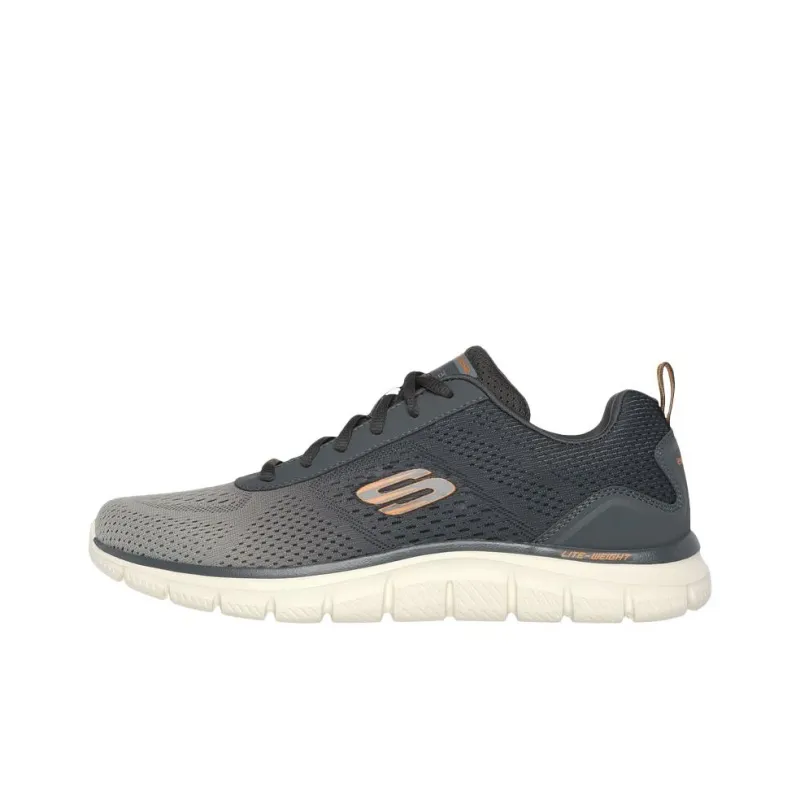 Skechers Skechers Track Anti-Slip Wear-Resistant Low-Top Running Shoes Men's Gray-0