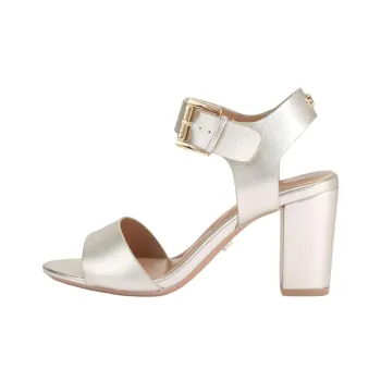 Kurt Geiger London Sadie Strap Sandals 8cm Women's Gold