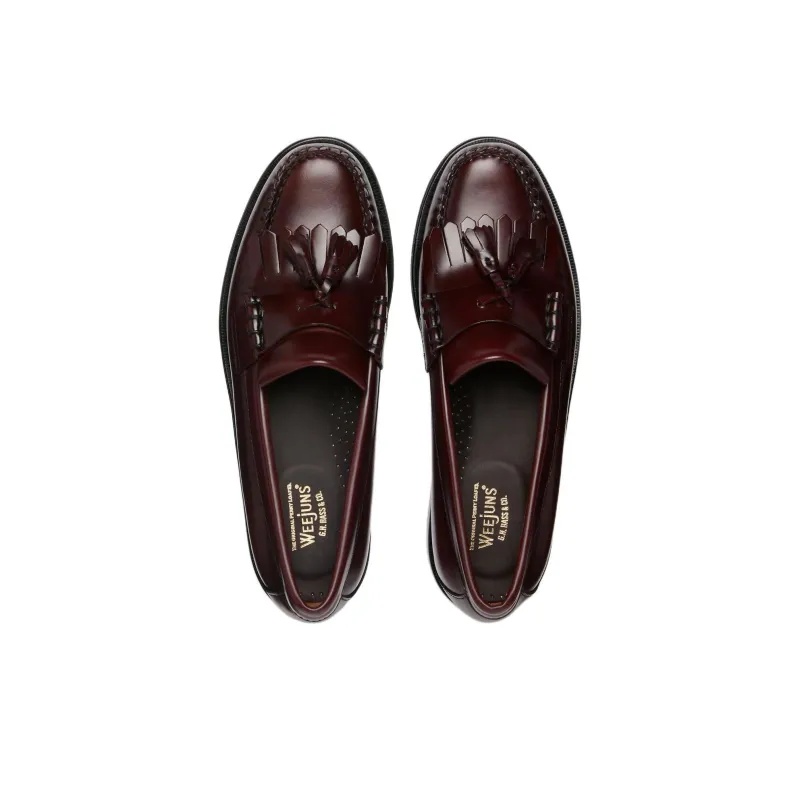 G.H. Bass & Co. Kiltie Loafers Men's Burgundy-3