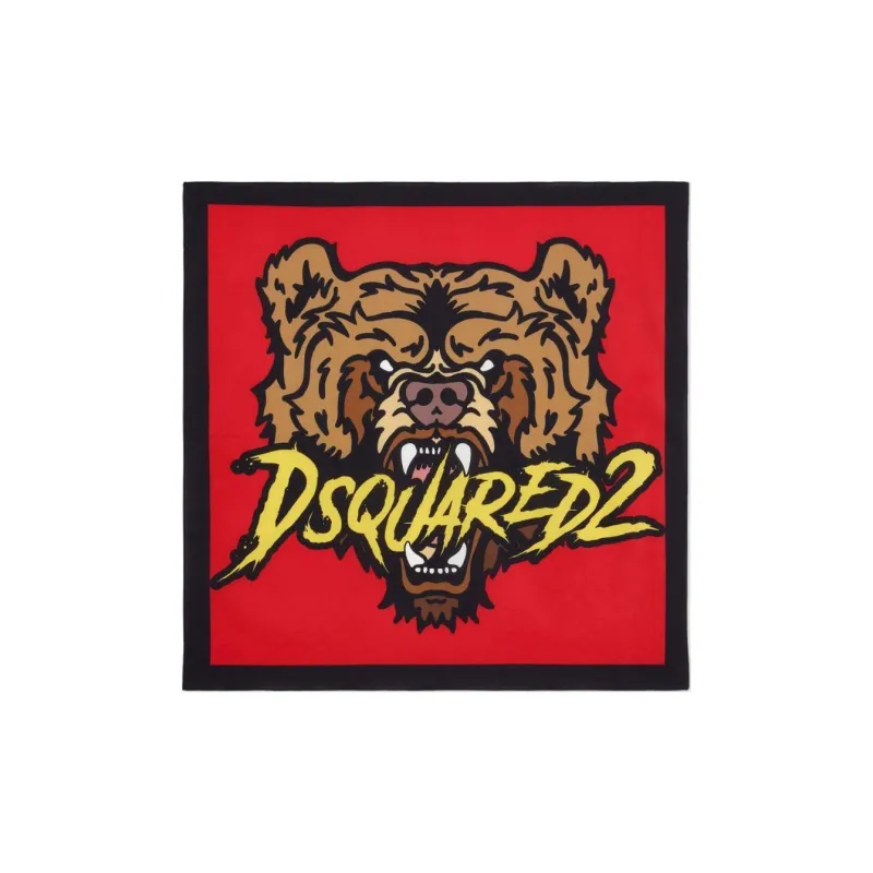DSQUARED 2 Horror Cotton Scarf-0