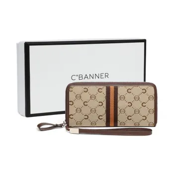 C°BANNER Synthetic Leather Multifunctional Storage Bag Regular Women's Khaki