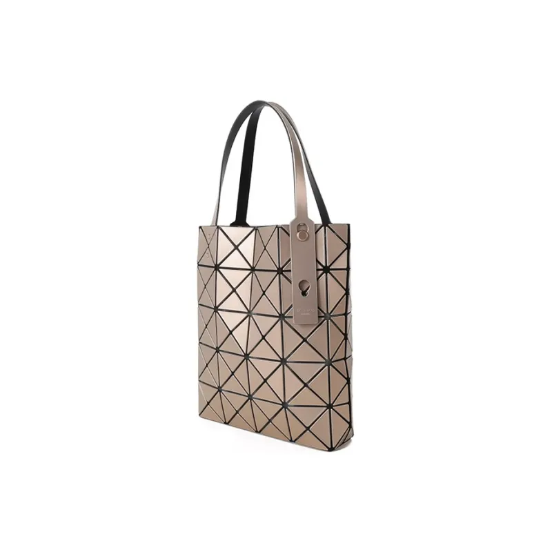 ISSEY MIYAKE Lucent Boxy PVC Totes Shopping Bags Handbags Unisex Champagne Gold-1