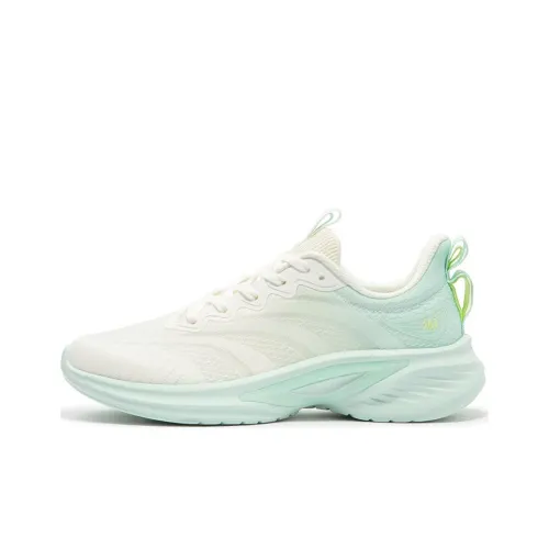 361° Running Shoes Women's Low-Top Feather White/Refreshing Green