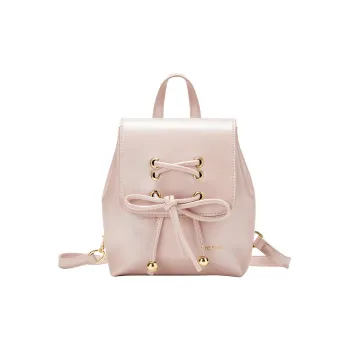 JANE KLAIN Synthetic Leather Backpack Small Size Women's Ballet Pink/Moonlight Silver White
