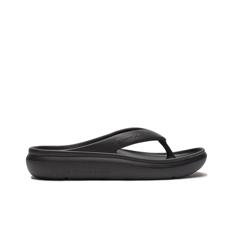 Snow Peak Slip-Resistant Quick Dry Flip Flops Unisex Black-1