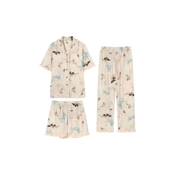 OEING Pajama Set Women's Apricot