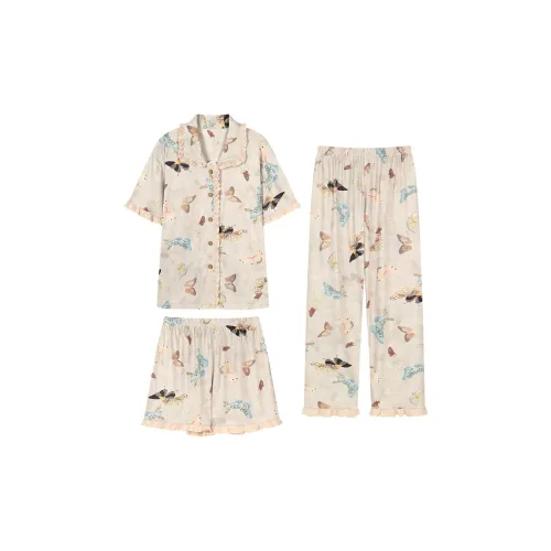 OEING Pajama Set Women's Apricot