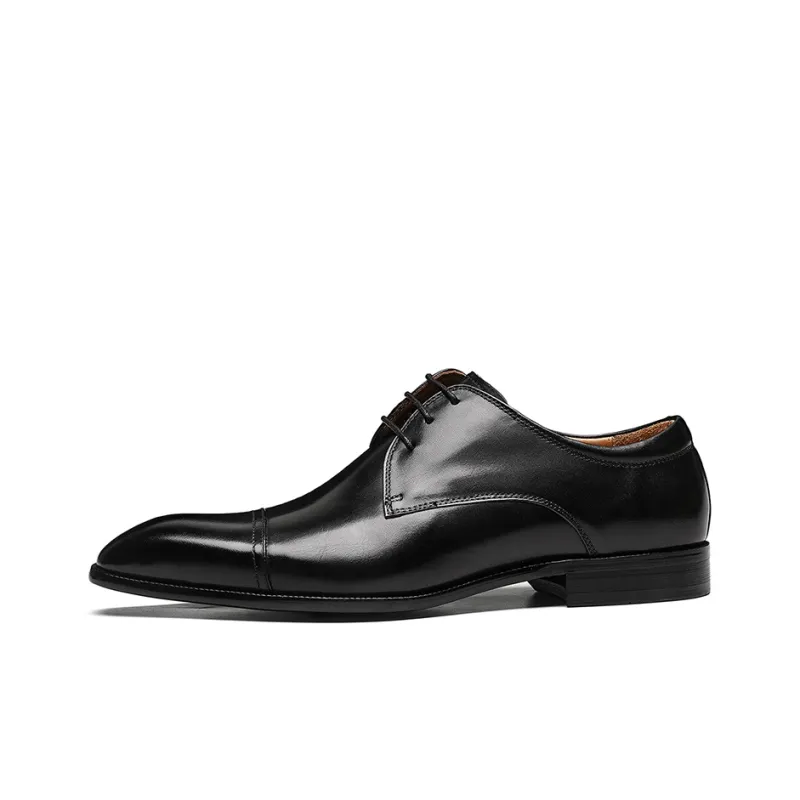 ASTON M.JAZZ Dress Shoes Men Low Top Black/Brown/Coffee-8