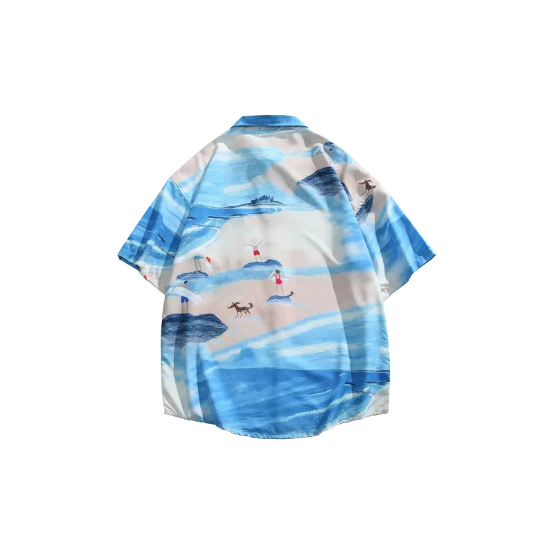 CLOR Shirts Unisex Beach Ocean-1