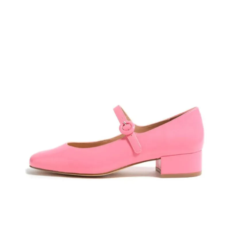 STEVE MADDEN Chunky Heel Mary Jane Shoes 3cm Women's-10