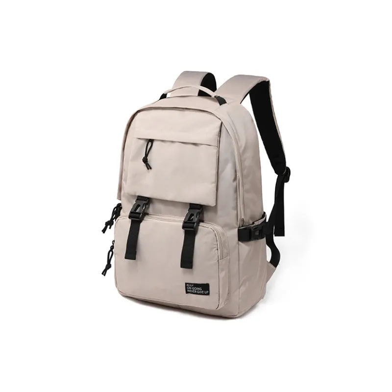 Yohji Kimura Oxford Backpack Regular Unisex Burgundy/Black/Light Khaki-22