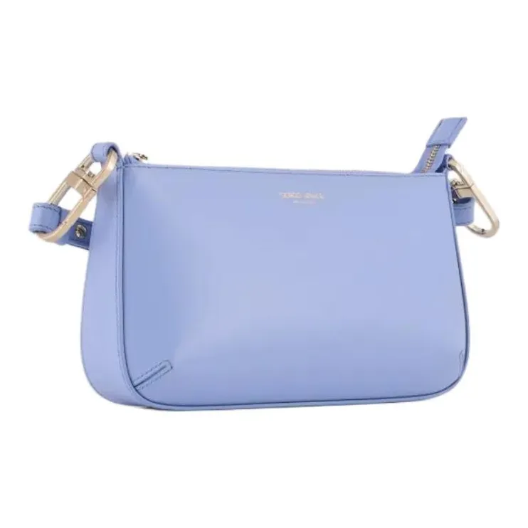 AMANI Cow Leather Handbag Shoulder Bag Women's Blue Purple-1