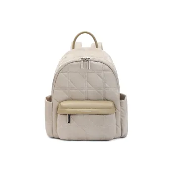 BELLE Premium Texture Backpack Tubas Women's Khaki