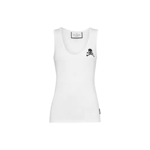 PHILIPP PLEIN Tank Tops Women's White