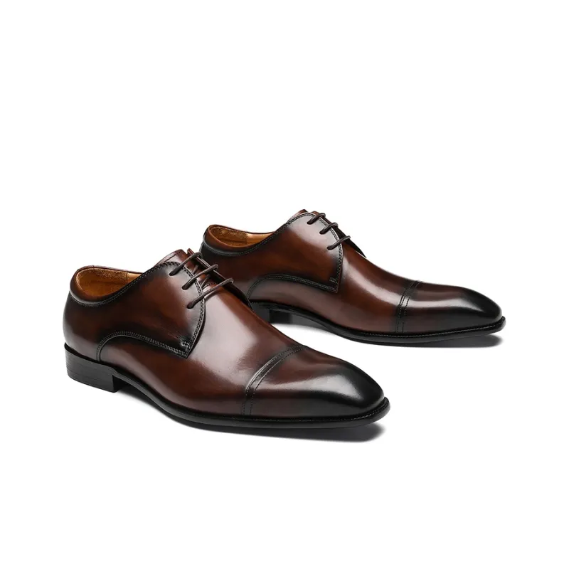 ASTON M.JAZZ Dress Shoes Men Low Top Black/Brown/Coffee-18