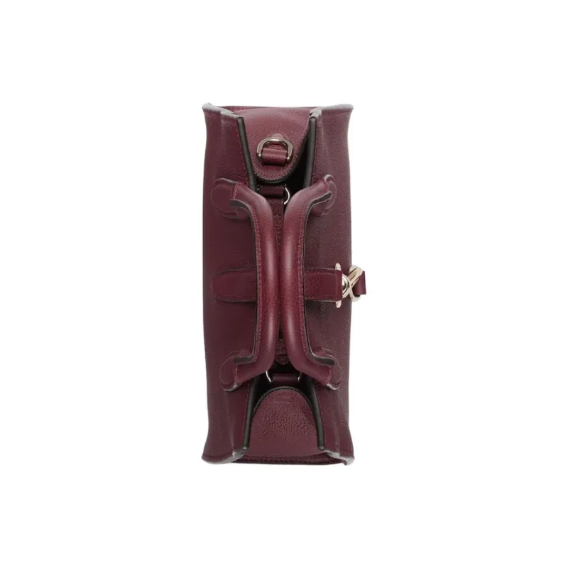 GUCCI Rosso Encora Leather Shoulder Bag, Crossbody Bag, Handbag Trumpets Women's Red-6