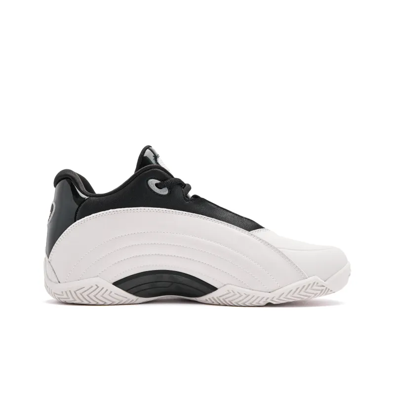 QIAODAN Basketball Shoes Men Low Top Crescent Black-1