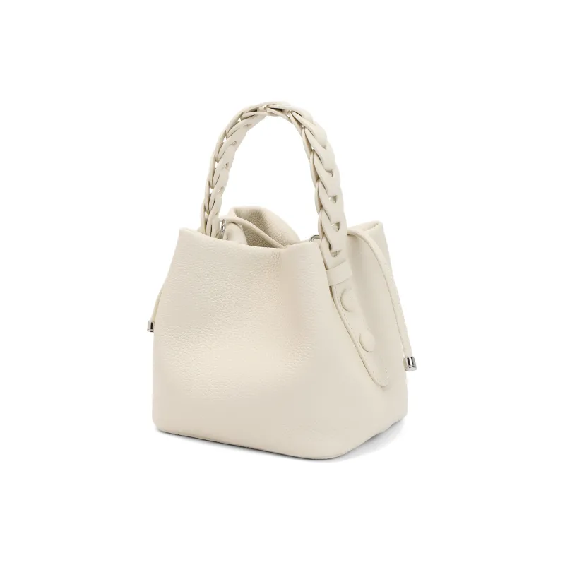 BELLE Cow Leather Bucket Bag, One Shoulder Handbag Regular Women's Multicolor-11