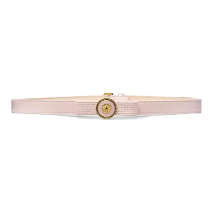 VERSACE Gianni Ribbon Leather Belt-0