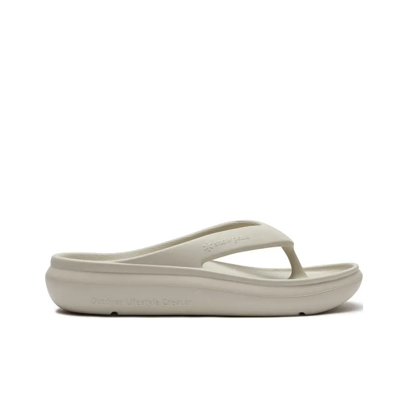 Snow Peak Slip-Resistant Antibacterial Flip Flops Unisex Beige-1