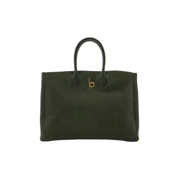 Burberry Rocking Horse Calfskin Tote Bag, Shopping Bag, Handbag Medium Size Women's Lake Blue