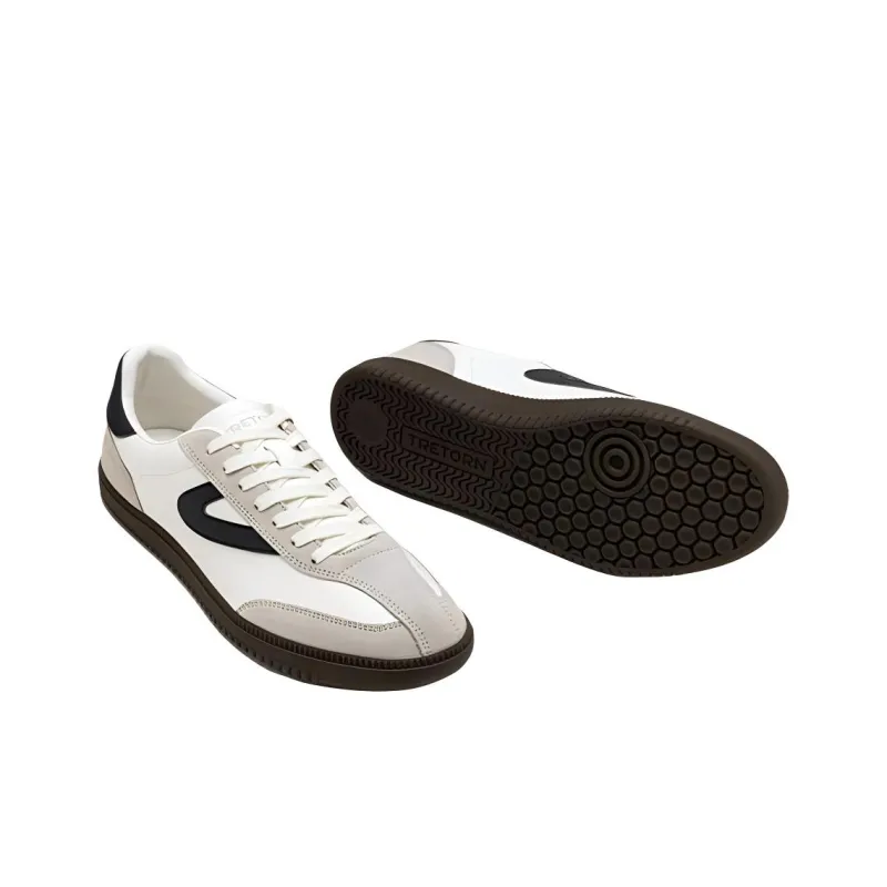 TRETORN Low Top Skateboard Shoes Unisex Beige White Black-4