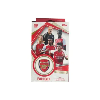 Topps 2023 24 Arsenal Club Official Team Box FAN SET Edition Soccer Star Cards Sports Cards Full Box