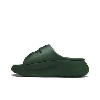 LACOSTE Rubber Sole Abrasion Resistant Slide Slippers Men's Green