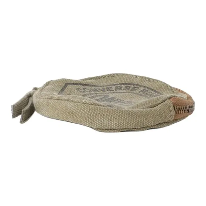 Converse Cotton Coin Purse Unisex Khaki/White-2
