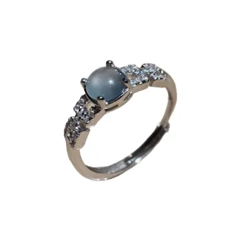 Viola Ice Glutinous Jadeite Rings Women's