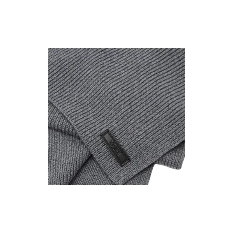 VERSACE Logo tag Virgin wool Scarf-1