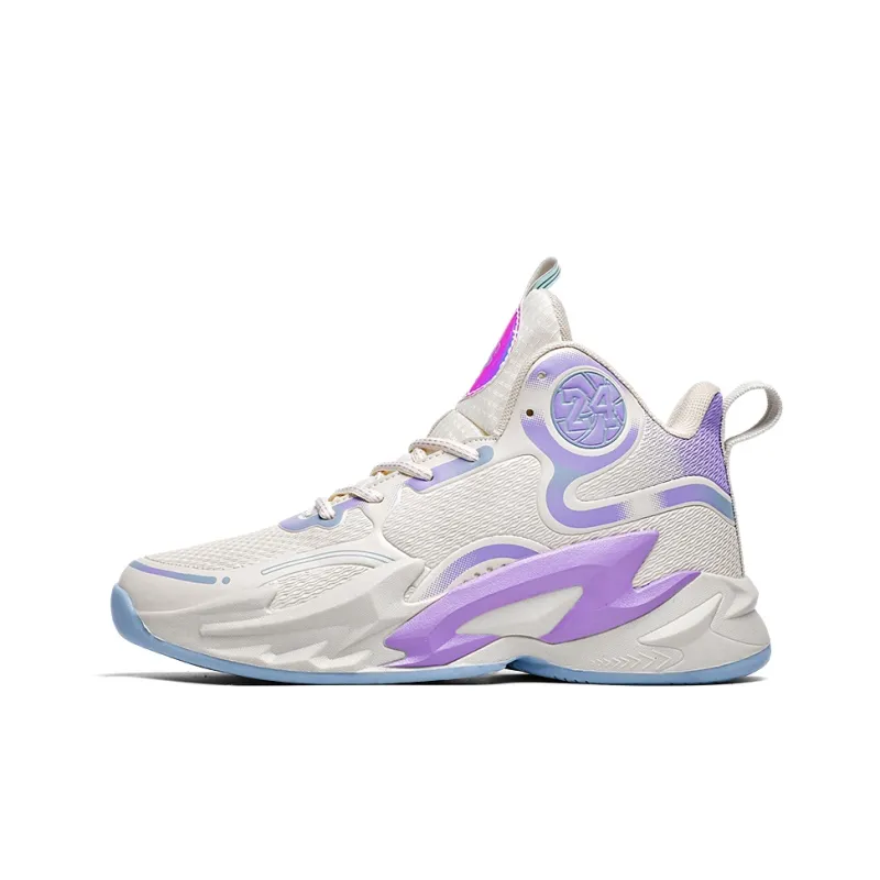 MUSNODO Cushioning, Slip Resistant, Abrasion Resistant, Breathable, Coverage, Rebound Mid Top Basketball Shoes Unisex-6
