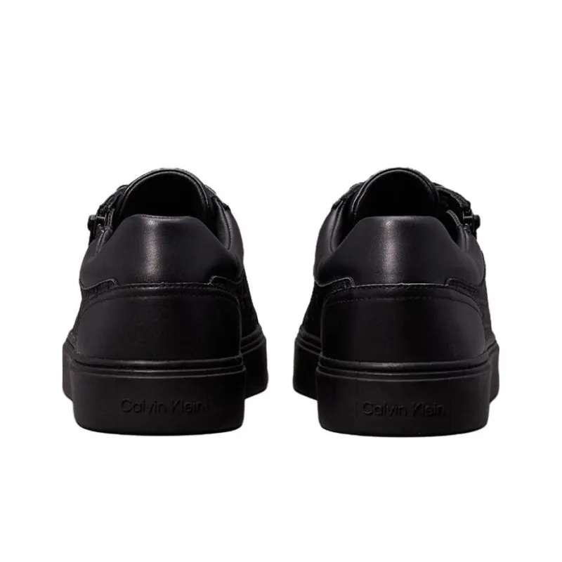 CALVIN KLEIN Low Top Skateboard Shoes Men's Black-4