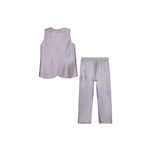 AIMER Pajama Set Women's Taro Purple