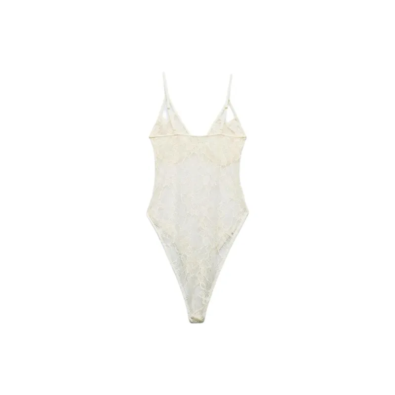 ZARA Bodysuits Women's Raw White-1