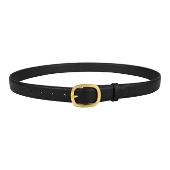 15 MINS Split Cow Leather Leather Belts Women's Width 2.8CM