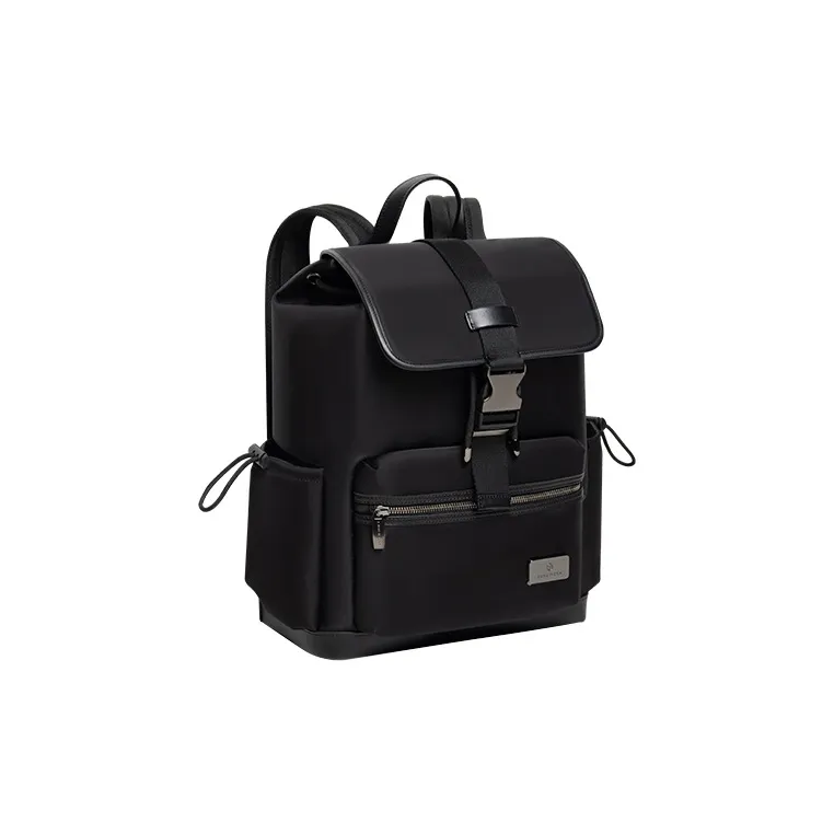 Cuneiform Microfiber Convertible Backpack Regular Unisex Black-1