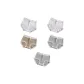 5 Pack (White+White+Yellow+Gray Green+Gray Green)