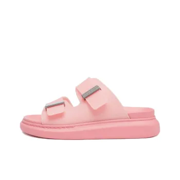 Alexander McQueen Hybrid Double Buckled Slides Women's