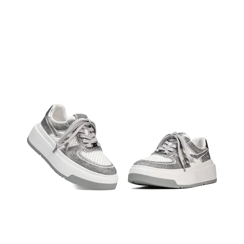 UanDi Cushioned Wear-Resistant Height Increasing Low-Top Skateboard Shoes Women's-13