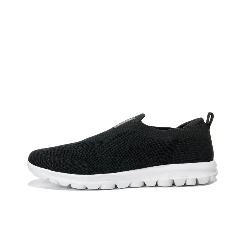 Erke Cushioning, Slip Resistant, And Breathable Low Top Training Shoes Men's Positive Black Microcrystalline White-0