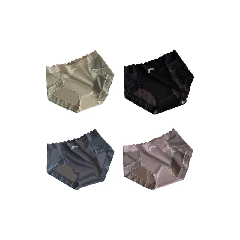 Flowers In Water Underpants Women's 4 Pack-13