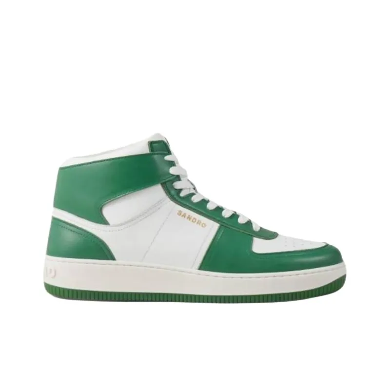 Sandro Skateboard Shoes Men's Green-1