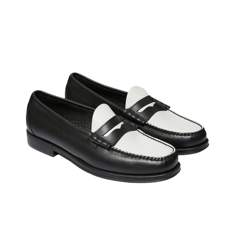G.H. Bass & Co. Easy Weejuns Larson Loafers Men's Black White-3