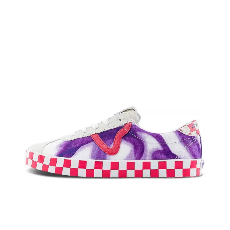Vans X The Museum Visitor Sport Low 'White Purple Red'-0