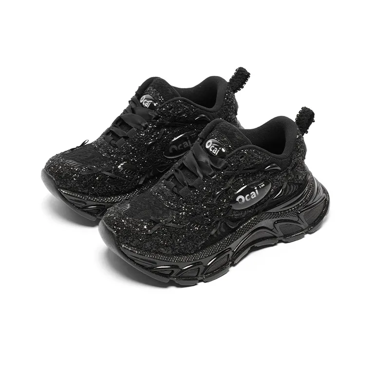 Ocai Runtech3.0 Lightweight Low Top Running Shoes Unisex Starry Black-1