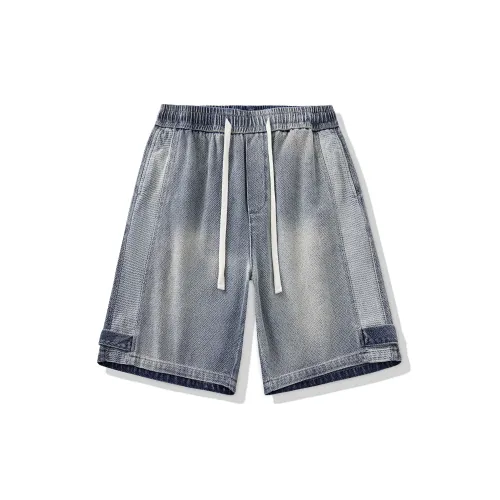 COLDSTONE Denim Shorts Unisex Blue