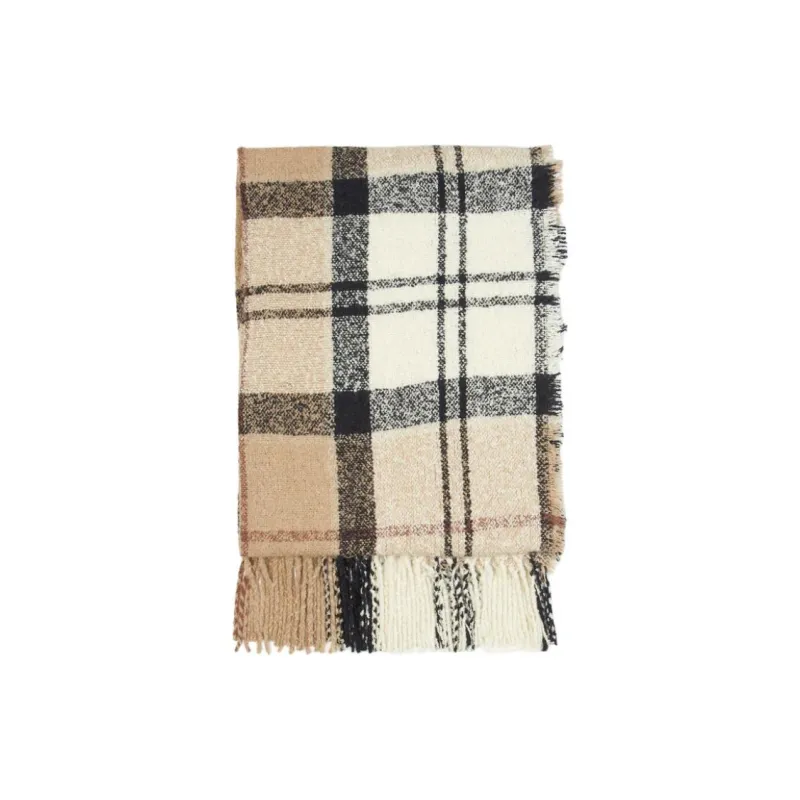 BARBOUR Knit Scarves Women's Brown-1